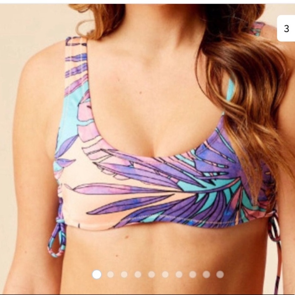 Altar’d State colorful bikini top